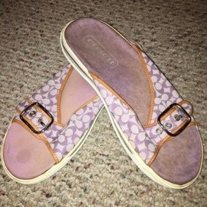 Coach Signature Canvas P229 Bonny Sandals